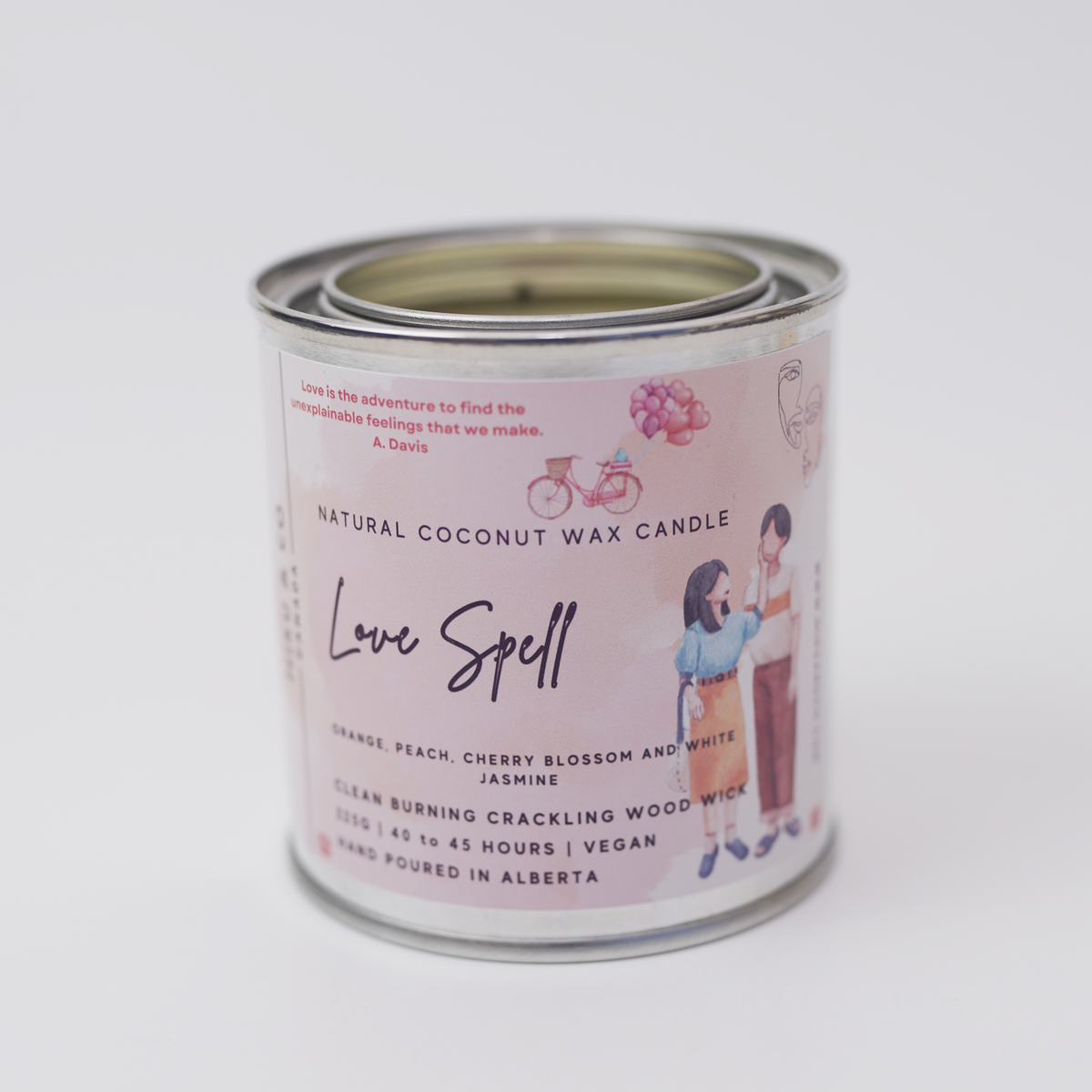 Love Spell Coconut Wax Candle